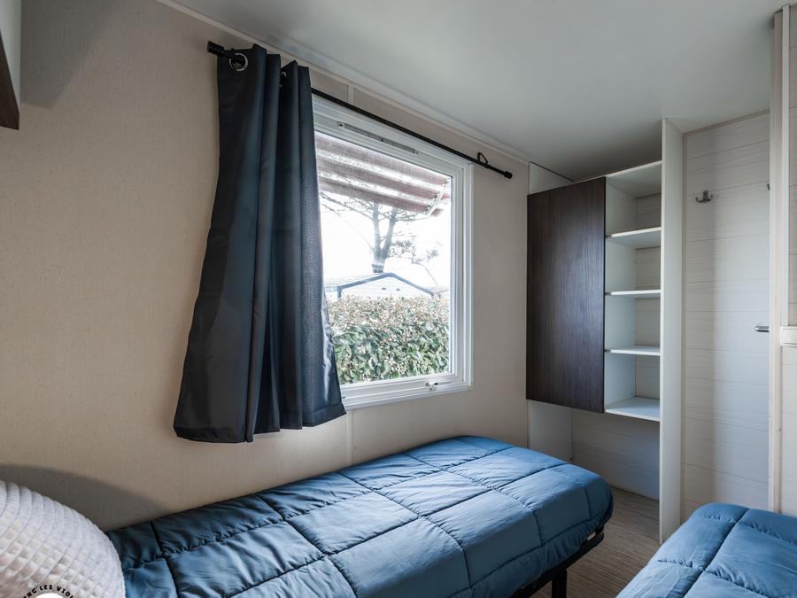 Mobilhome 4 personnes - Mobile-home Mouette (2 chambres) - terrasse intégrée 4 pers 8