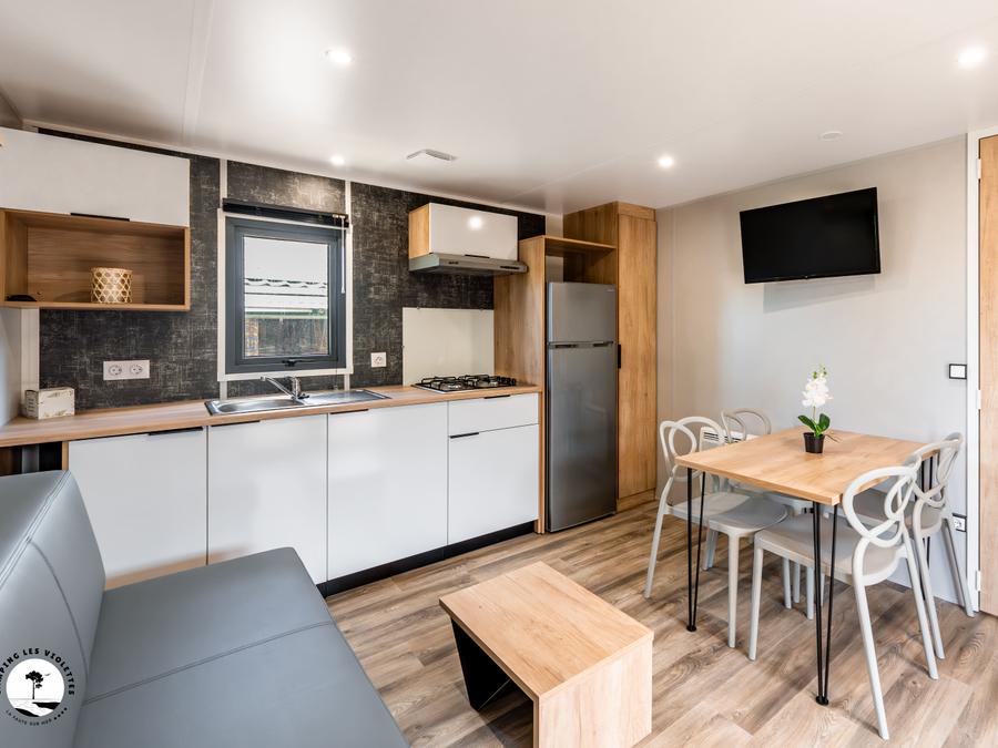 Mobilhome 4 personnes - Mobile-home Héron (2 chambres 2 SdB) 4 pers 0