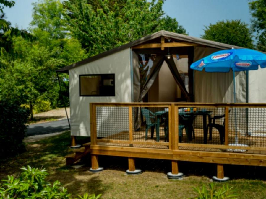 Tente en toile et en bois 4 personnes - Ecolodge Mana 2 Chambres 0