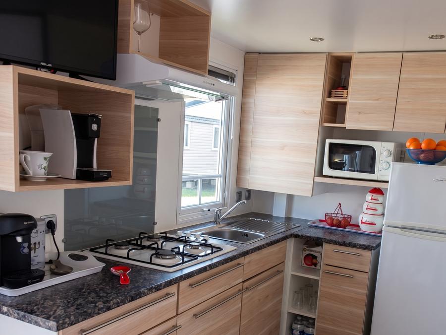 Mobilhome 4 personnes - Grand Confort - 2 chambres - TV 1