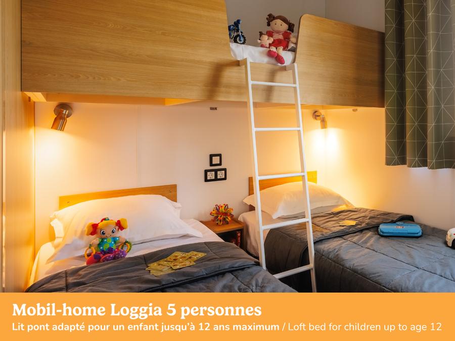 Mobilhome 5 personnes - Loggia (4 adultes + 1 enfant) 2