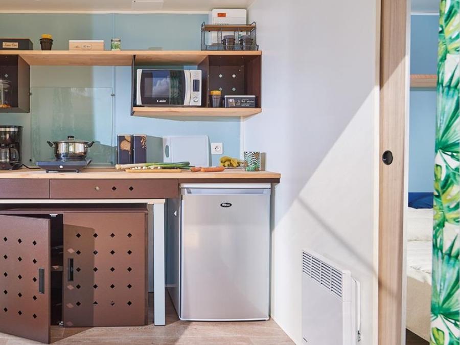 Tente en toile et en bois 4 personnes - Mobilodge - Corfou (sans sanitaires) 1