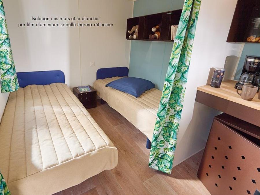 Tente en toile et en bois 4 personnes - Mobilodge - Corfou (sans sanitaires) 2
