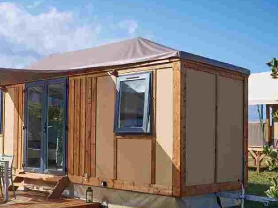 Tente en toile et en bois 4 personnes - Mobilodge - Corfou (sans sanitaires) 0