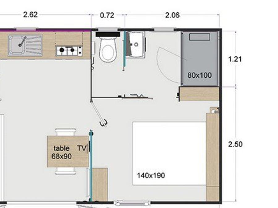 Mobilhome 2 personnes - Le Duo 3