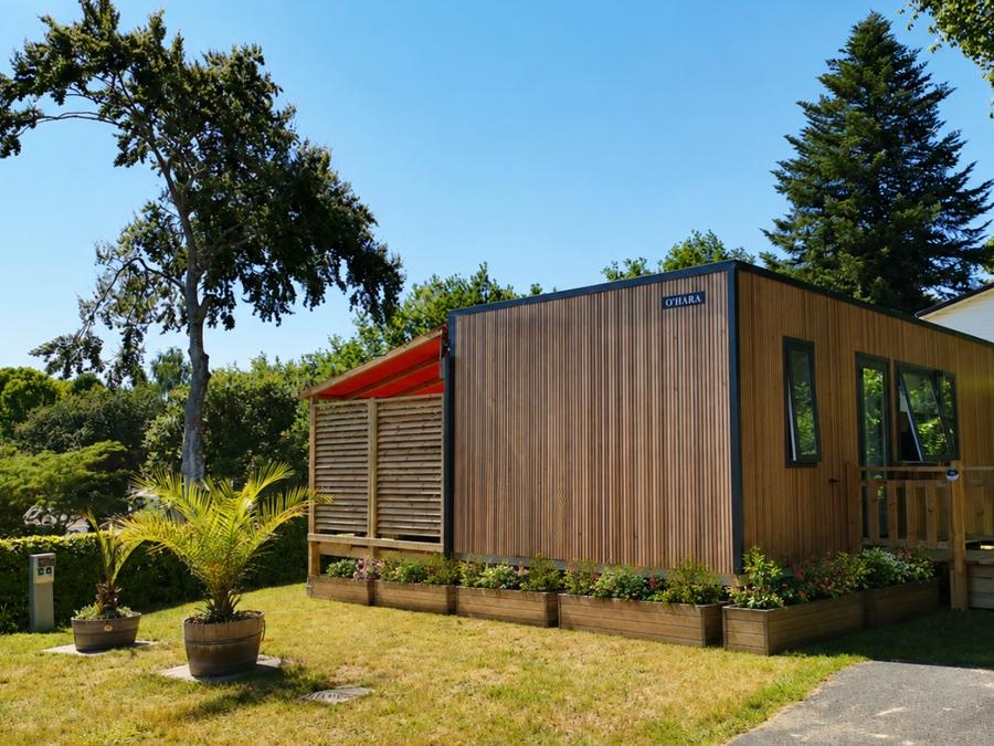 Mobilhome 4 personnes - Mobil-home Côté Jardin - 2 chambres + terrasse + TV + SPA 1