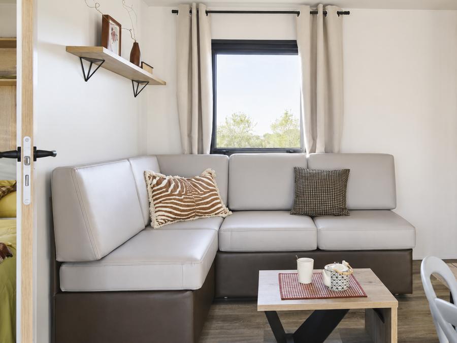 Mobilhome 6 personnes - New Valley - 3 chambres + terrasse + TV + SPA 3