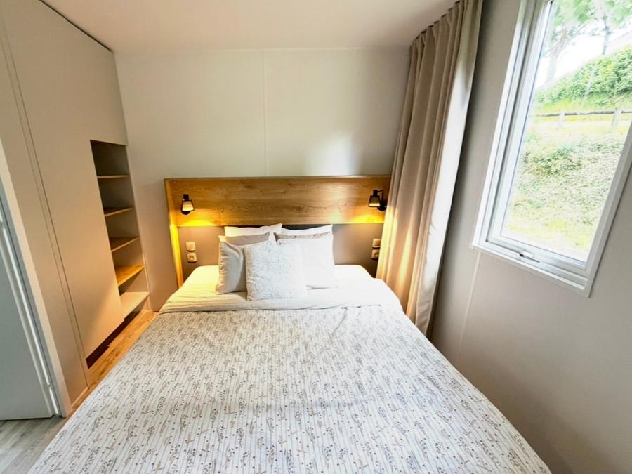 Mobilhome 4 personnes - Living - 2 chambres + terrasse intégrée 5