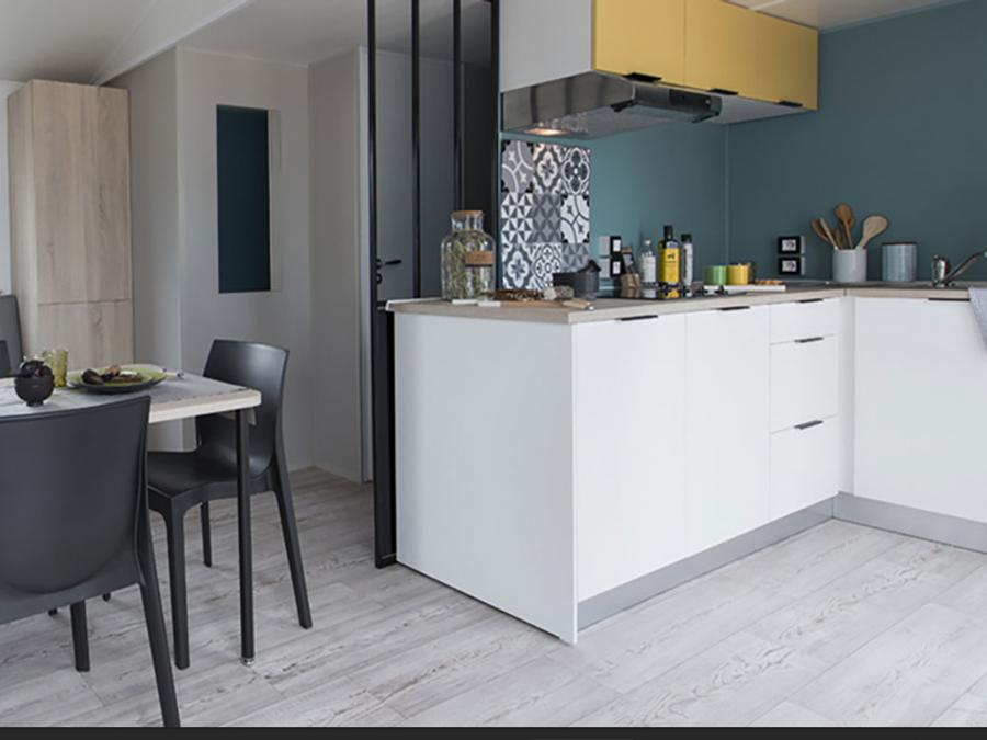 Mobilhome 6 personnes - Caraïbes Premium - 3 chambres + terrasse + TV 6