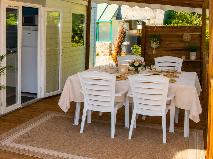 Mobilhome 6 personnes - Caraïbes Premium - 3 chambres + terrasse + TV 1