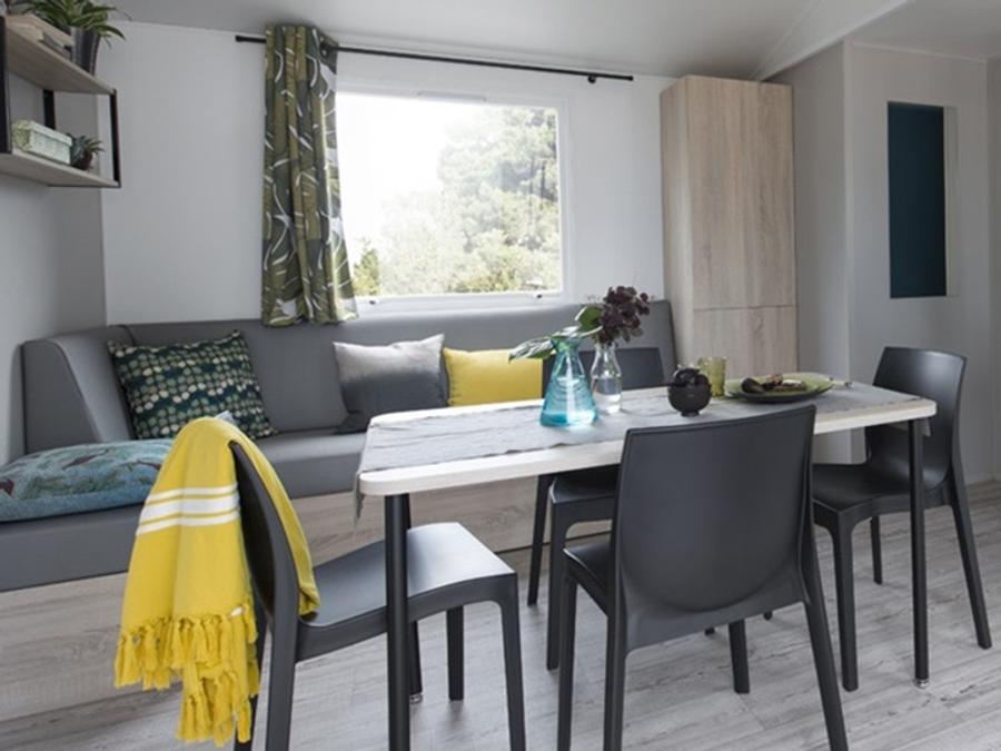 Mobilhome 6 personnes - Caraïbes Premium - 3 chambres + terrasse + TV 2