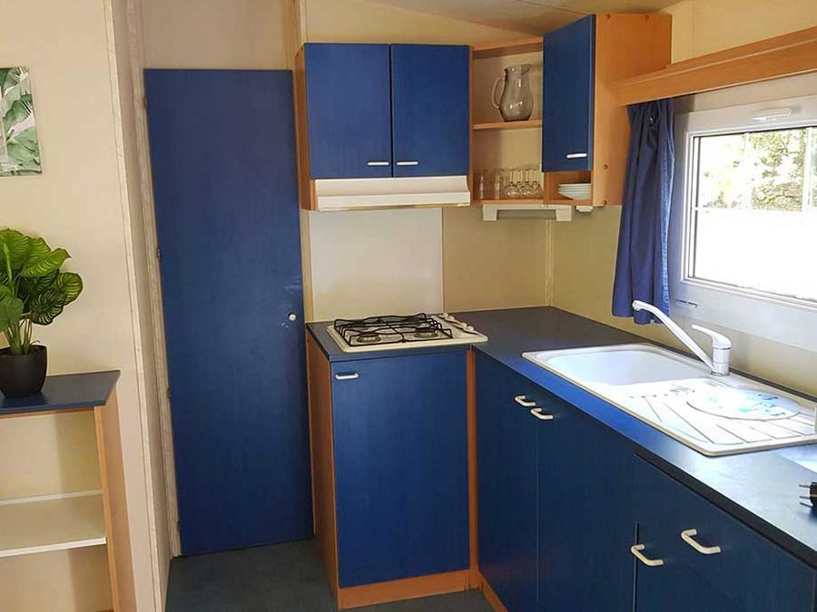 Mobilhome 4 personnes - MH Les Chênes 4p 2Ch 1SdbClim 2