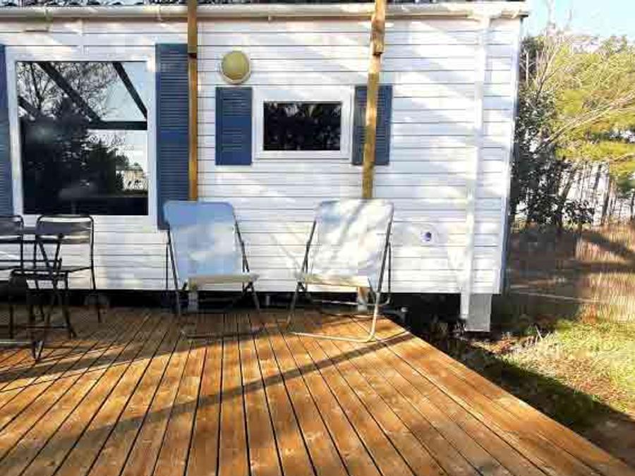 Mobilhome 4 personnes - MH Les Chênes 4p 2Ch 1SdbClim 1