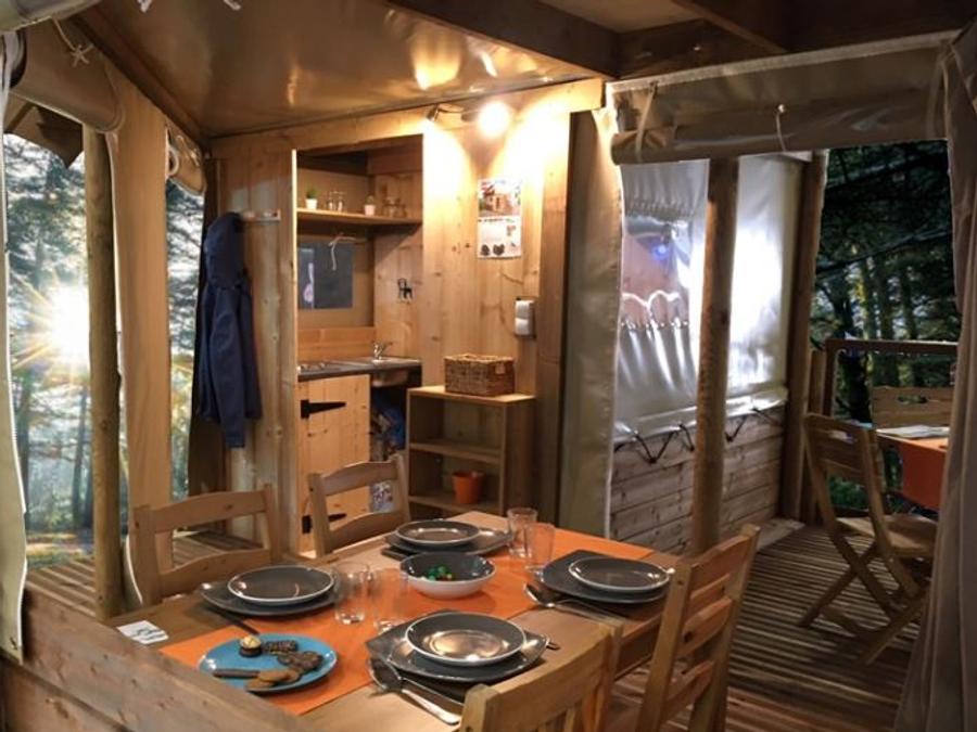 Chalet 4 personnes - Cabane de l'Ecureuil 4p 2Ch 1Sdb 1