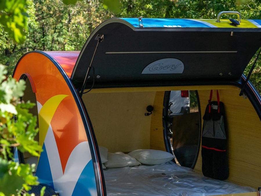 Hébergement 2 personnes - Cosy Mobil Atypique (1ch - 2pers.) (sans sanitaires) + parasol + chaises 1/2 pers 1