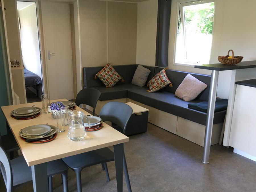 Mobilhome 8 personnes - Mobil-home Aqua Premium 41 m² - 3 chambres 6/8 pers 1