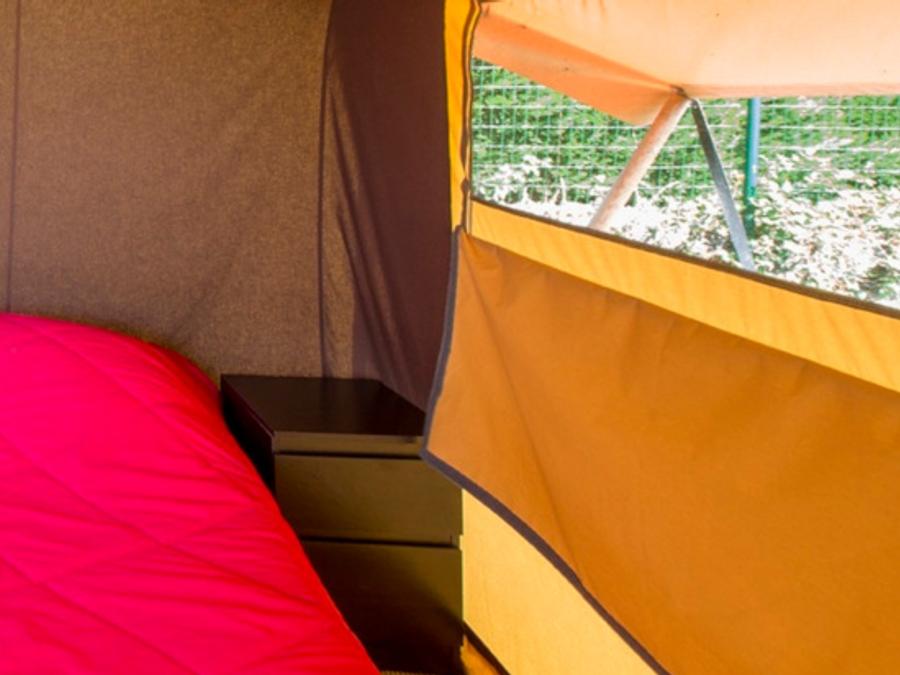 Tente en toile et en bois 5 personnes - NATURA 2