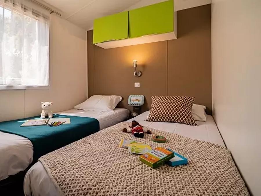 Mobilhome 6 personnes - Féérique 4 Pièces 6 Personnes Climatisé + TV 5