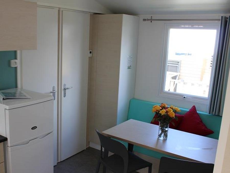 Mobilhome 4 personnes - Mobil-home CONFORT 2 chambres 24m² Terrasse Couverte 4 pers 1