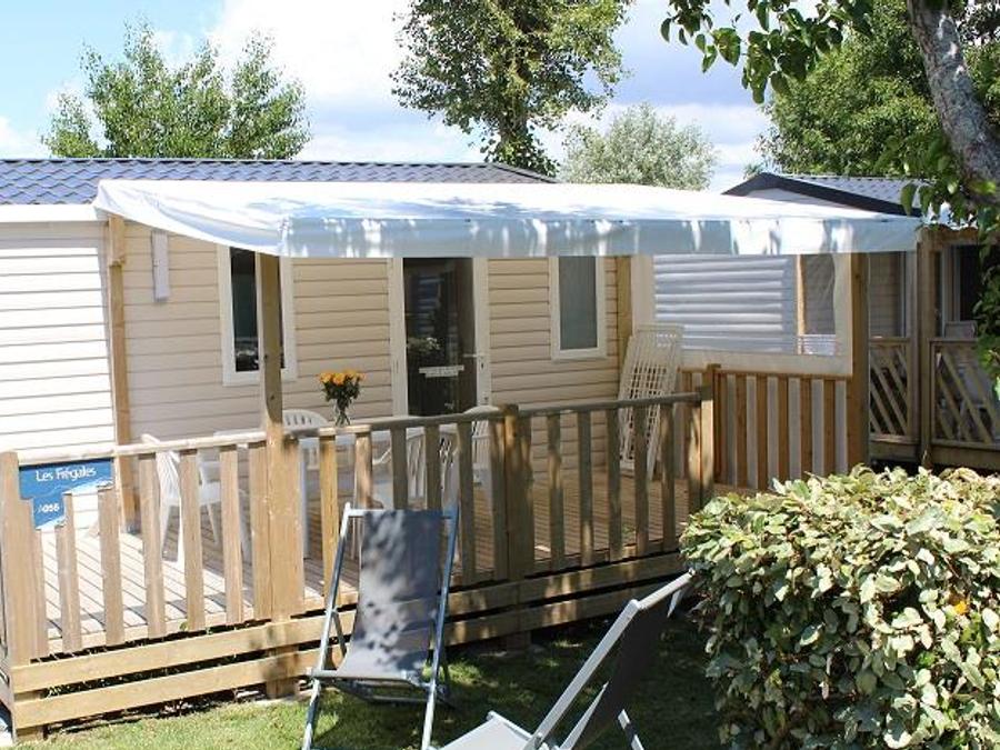 Mobilhome 4 personnes - Mobil-home CONFORT 2 chambres 24m² Terrasse Couverte 4 pers 0