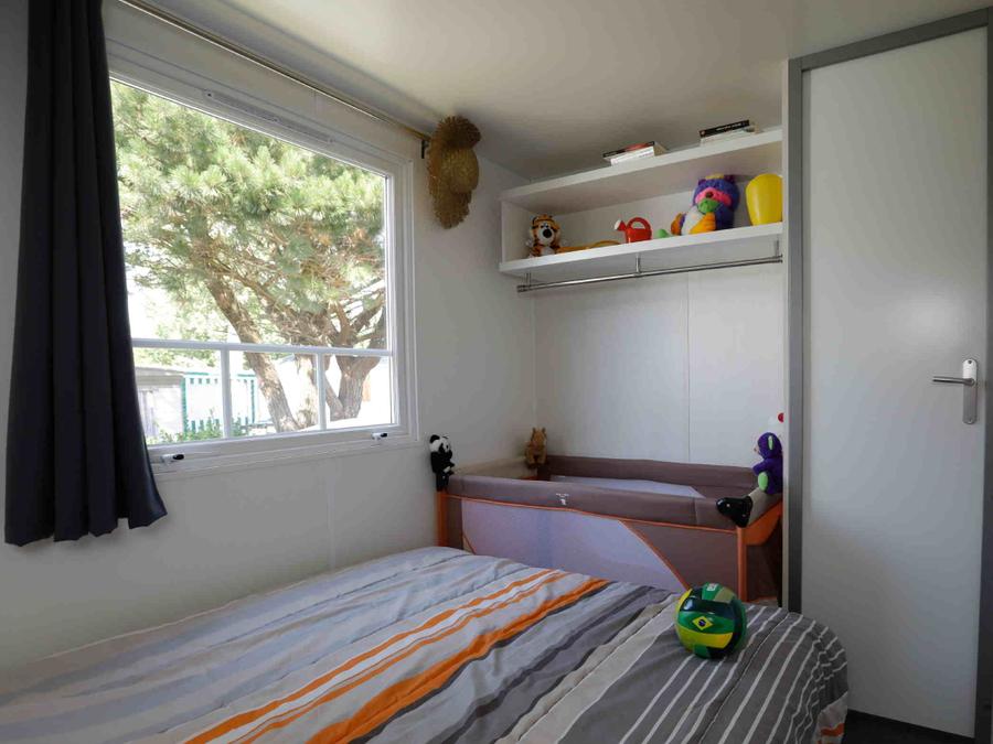 Mobilhome 6 personnes - Mobil-home CONFORT 2 chambres 28m² terrasse couverte 4/6 pers 3