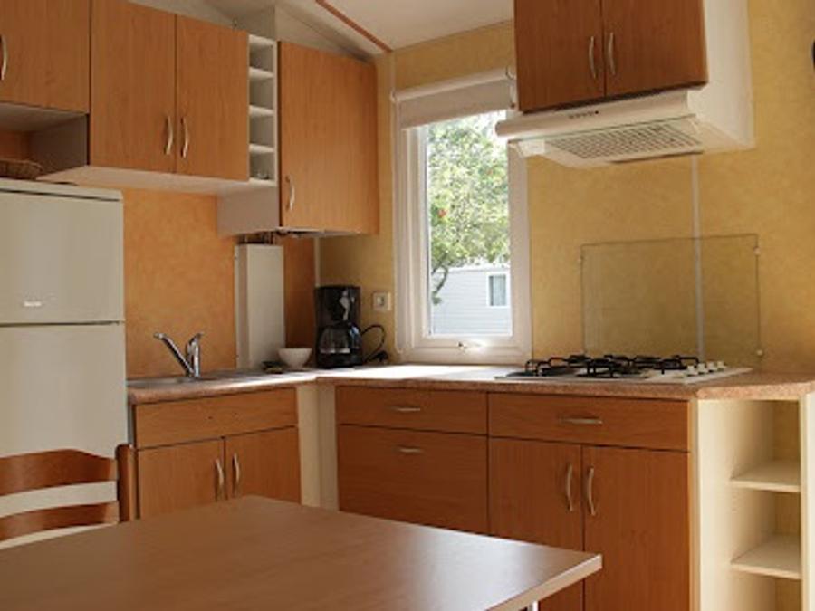 Mobilhome 6 personnes - Mobil-home STANDARD 2 chambres 28m² Terrasse Couverte 4/6 pers 1