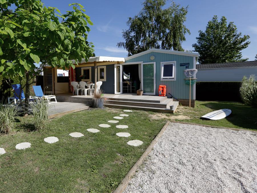 Mobilhome 8 personnes - Mobil-home Cabane du Pêcheur GRAND CONFORT 3 chambres 34m² Terrasse Couverte 6/8 pers 0