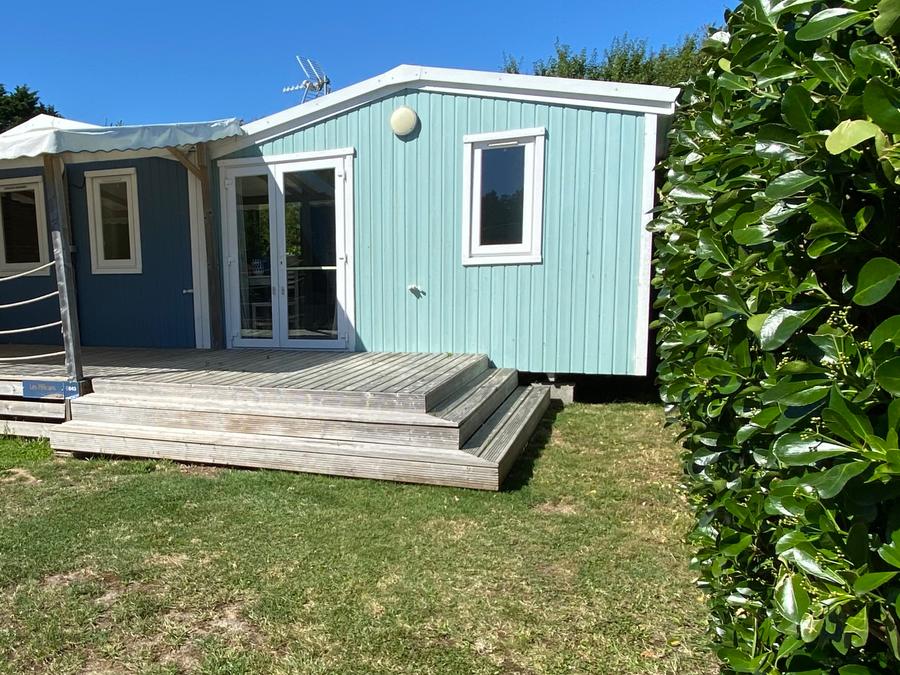 Mobilhome 8 personnes - Mobil-home Cabane du Pêcheur GRAND CONFORT 3 chambres 34m² Terrasse Couverte 6/8 pers 4