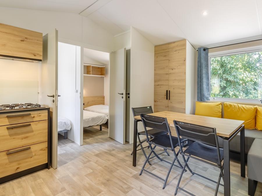 Mobilhome 8 personnes - Mobil-home GRAND CONFORT 3 chambres 31 m² terrasse couverte + lave-vaisselle 6/8 pers 5