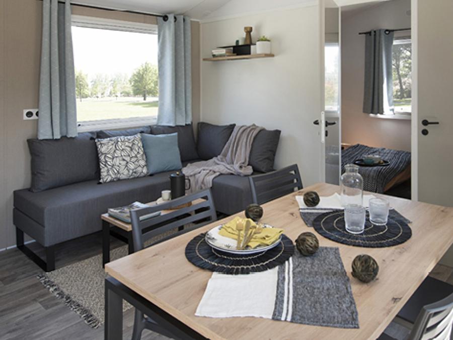 Mobilhome 6 personnes - Mobil-home GRAND CONFORT 2 chambres 29 m² terrasse couverte + Lave-vaisselle 4/6 pers 0