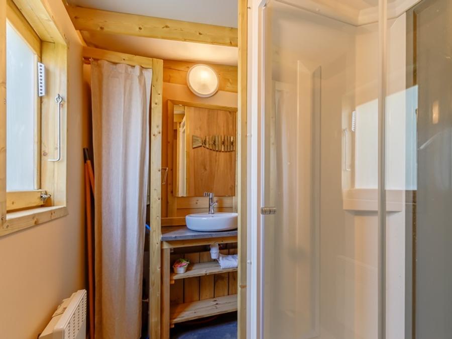 Lodge 6 personnes - Cabane Lodge Cosy Flower CONFORT 2 chambres 27m² - Terrasse Couverte 4/6 pers 5