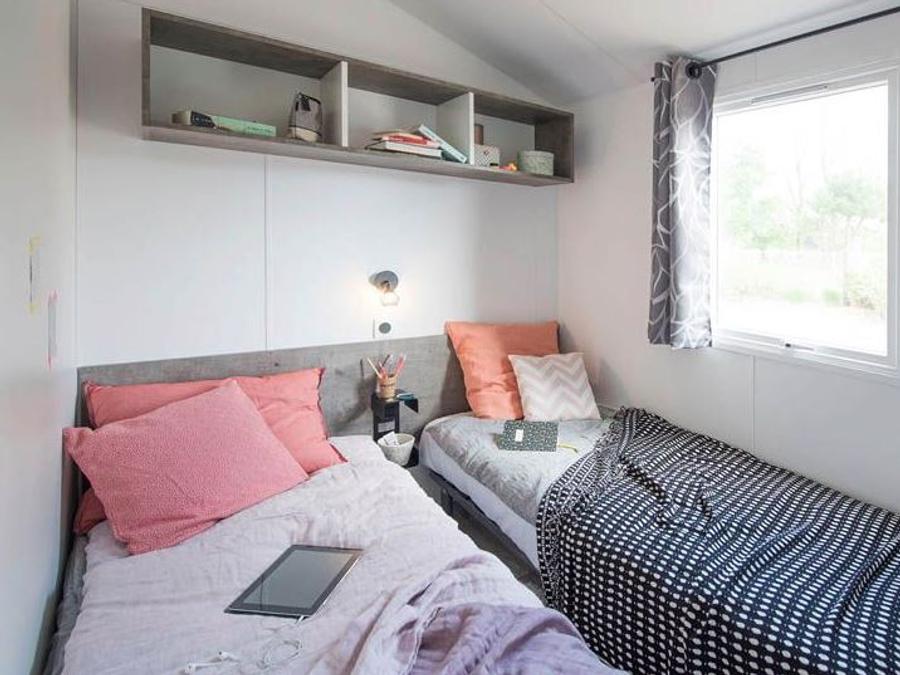 Mobilhome 8 personnes - Mobil-home GRAND CONFORT 3 chambres 2 salles de bain 36 m² Terrasse Couverte 6/8 pers 4