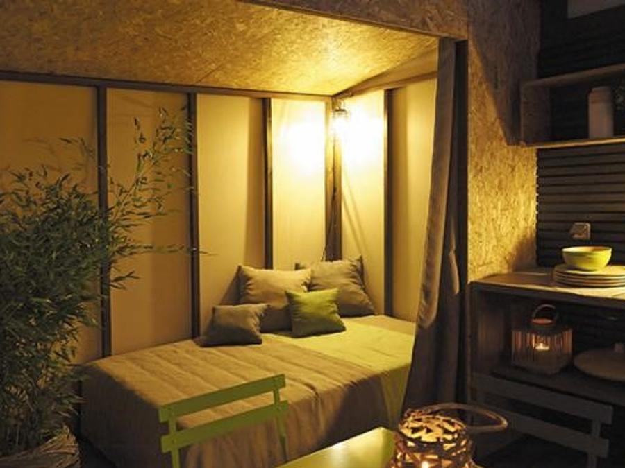 Tente en toile et en bois 4 personnes - MAORI (sans sanitaires) 5