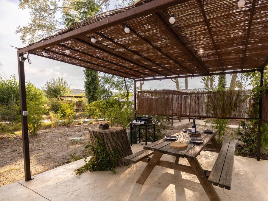Mobilhome 6 personnes - 3 chambres / CONFORT (CLIM + PERGOLA + PLANCHA) 6