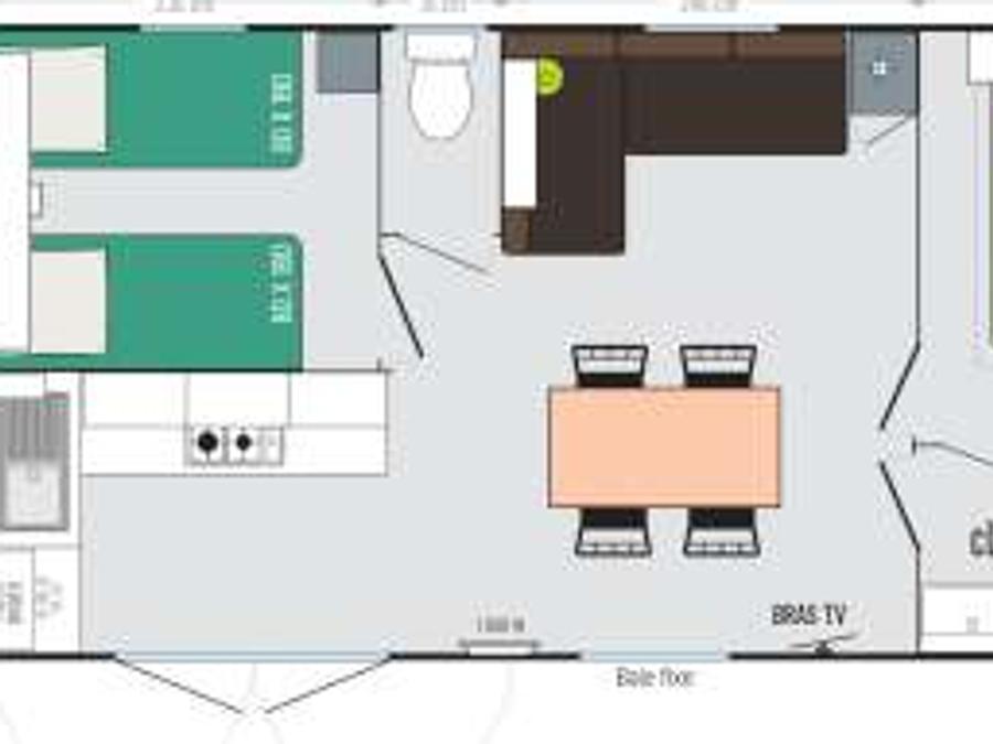 Mobilhome 4 personnes - Mobil home PREMIUM