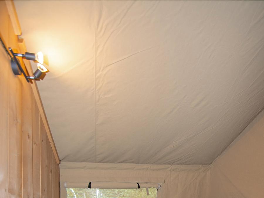 Tente en toile et en bois 5 personnes - Tente lodge premium avec sanitaires 5 personnes 3