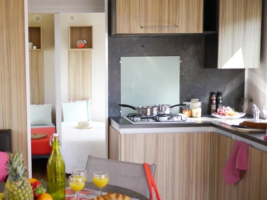 Mobilhome 4 personnes - Grand Confort - 27 m² - 2 chambres 1