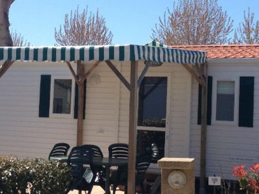 Mobilhome 4 personnes - Standard 26m² 2 chambres + terrasse (coté plage) 0