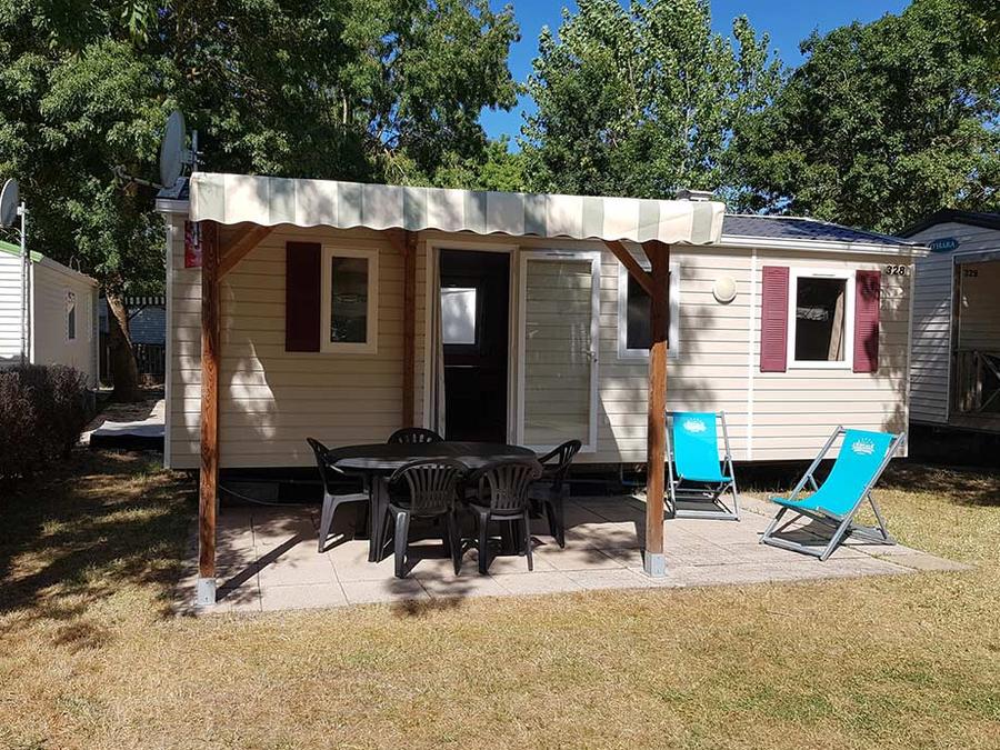 Mobilhome 6 personnes - Mobile-Home Standard 3 chambres + terrasse (coté terre) 0