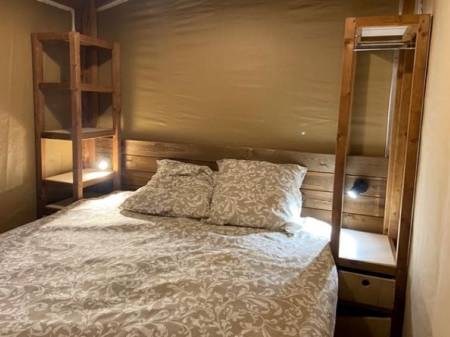 Tente en toile et en bois 4 personnes - LODGE sans sanitaires 4