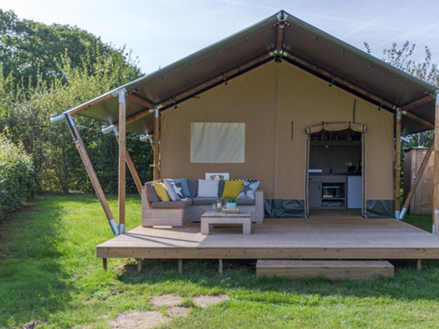 Tente en toile et en bois 5 personnes - Safari 0