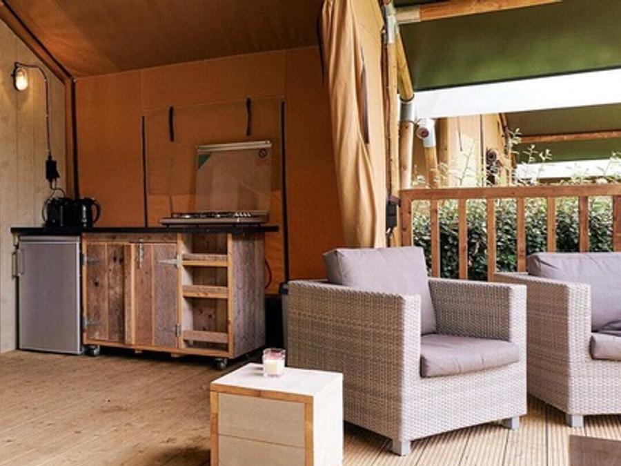 Tente en toile et en bois 5 personnes - Safari 2