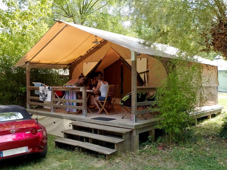 Bungalow toilé 4 personnes - Lodge Victoria Confort + Sans sanitaire 5