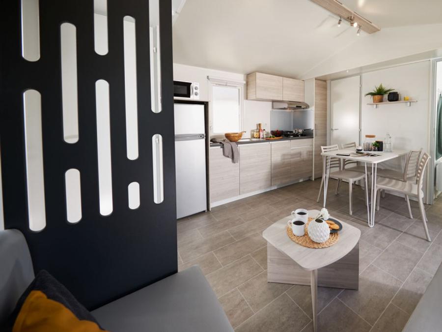 Mobilhome 6 personnes - Premium 35m² 3 chambres, Clim, Tv, lave-vaisselle 3