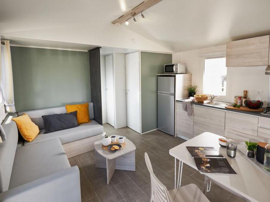 Mobilhome 6 personnes - Premium 35m² 3 chambres, Clim, Tv, lave-vaisselle 4