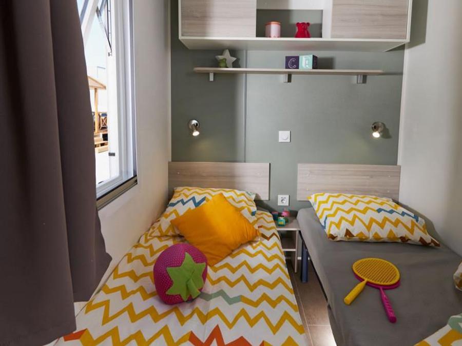 Mobilhome 6 personnes - Premium 35m² 3 chambres, Clim, Tv, lave-vaisselle 5