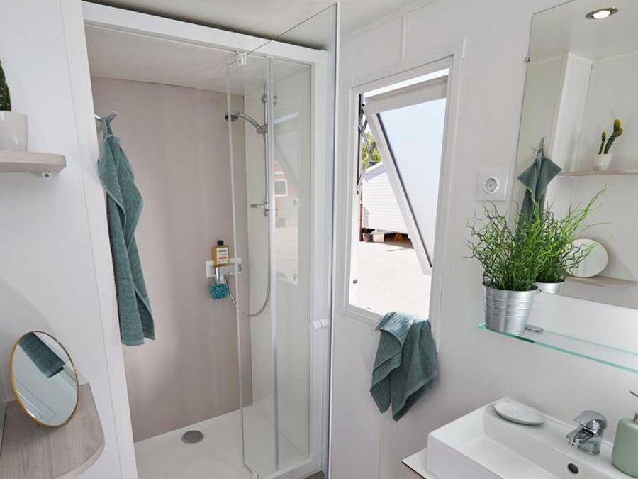 Mobilhome 6 personnes - Premium 35m² 3 chambres, Clim, Tv, lave-vaisselle 7