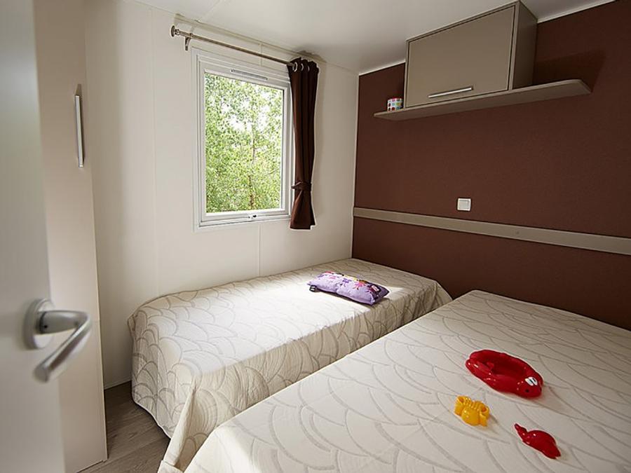 Mobilhome 6 personnes - Confort 32 m² 3 chambres Clim, Tv 1
