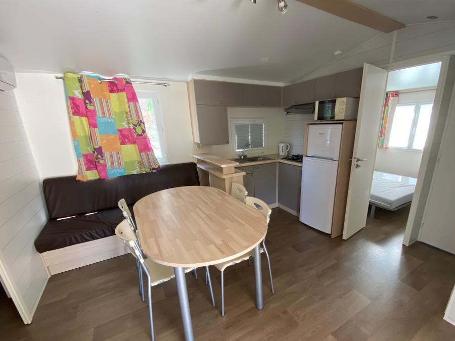 Mobilhome 6 personnes - Confort 32 m² 3 chambres Clim, Tv 11
