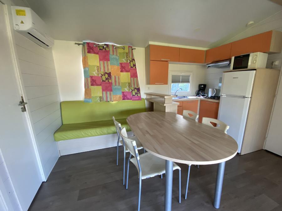 Mobilhome 6 personnes - Confort 32 m² 3 chambres Clim, Tv 6